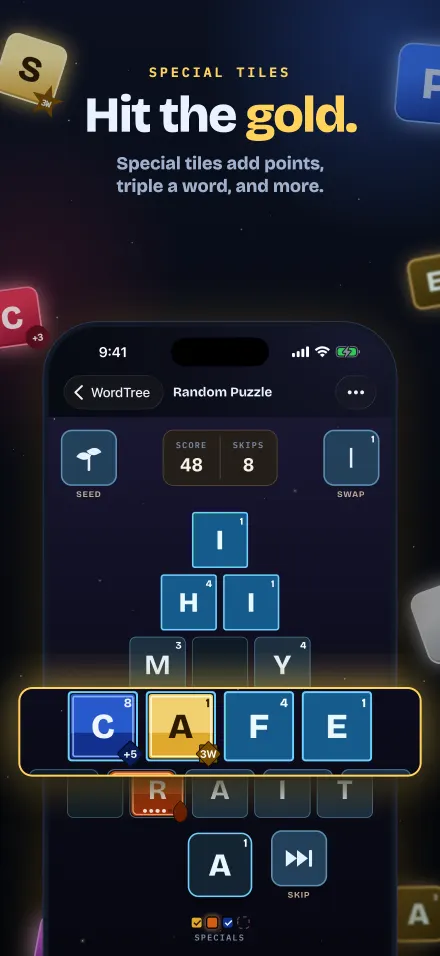 Screenshot: Hit the gold.